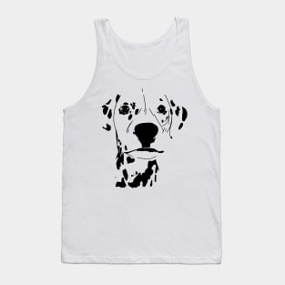 Dalmatian Face Tank Top